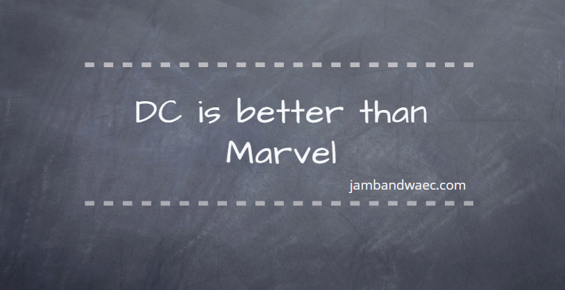 DC is Better than Marvel